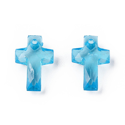 Transparent Acrylic Pendants MACR-S373-130-B08-1