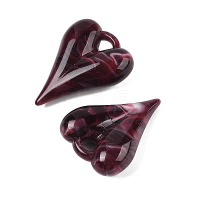 Acrylic Pendants OACR-M025-01G-1