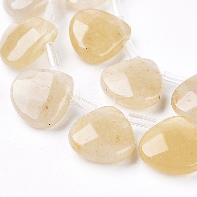 Natural Yellow Aventurine Beads Strands G-G821-09A-1