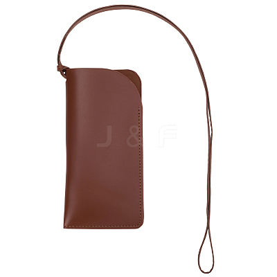 Rectangle PU Leather Eyelasses Case AJEW-WH20130-58A-1