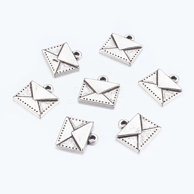 Tibetan Style Alloy Mail Charms LS-EA10712Y-1