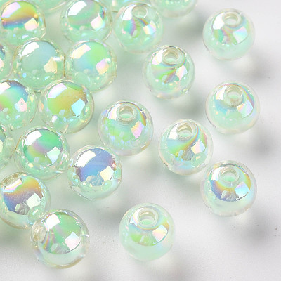 Transparent Acrylic Beads X-TACR-S152-15B-SS2111-1