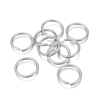 Tarnish Resistant 304 Stainless Steel Open Jump Rings STAS-P236-24P-1