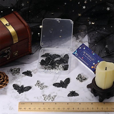 24Pcs 4 Style Alloy Enamel Pendants FIND-SC0005-08-1