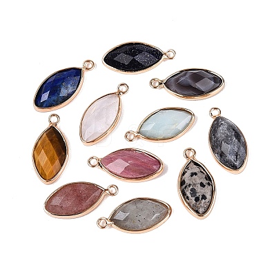Natural & Synthetic Mixed Stone Pendants G-Q606-28KCG-1