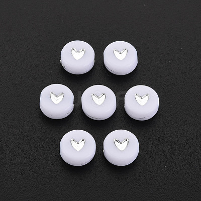 Plating Acrylic Beads PACR-R242-02-1
