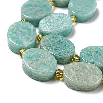 Natural Amazonite Beads Strands G-G072-C02-01-1