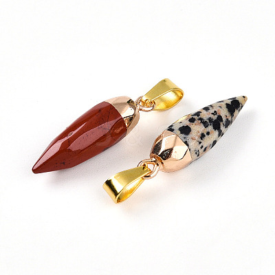 Natural Mixed Stone Pendants G-N345-01-1
