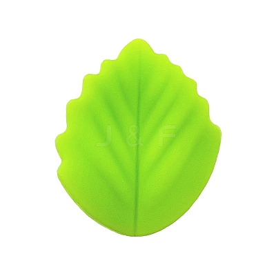 Leaf Food Grade Eco-Friendly Silicone Beads PW-WGEB31B-01-1