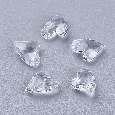 Transparent Acrylic Charms MACR-G055-11mm-02X-1