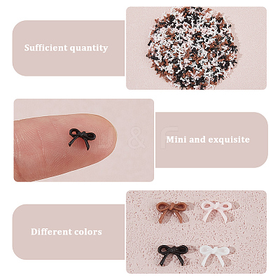 800Pcs 4 Colors Resin Cabochons MRMJ-CY0001-03-1