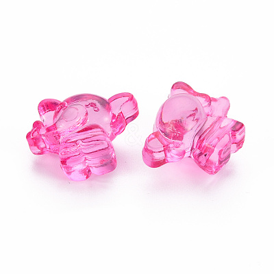 Transparent Acrylic Beads X-TACR-S154-48B-1