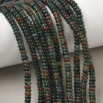 Natural Indian Agate Beads Strands G-N0173-04-2x4mm-1