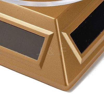 ABS Plastic 360 Degree Rotating Solar Power Battery Turntable Jewelry Display Stand ODIS-C010-01B-1