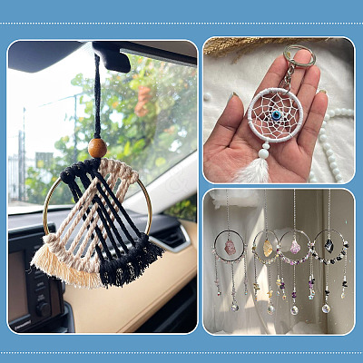 20Pcs 5 Colors Iron Rings FIND-TA0011-03-1
