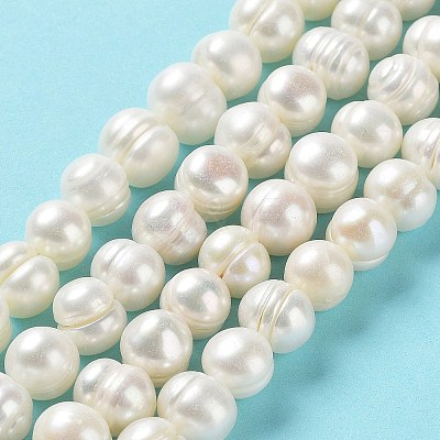 Natural Cultured Freshwater Pearl Beads Strands PEAR-E019-02-1