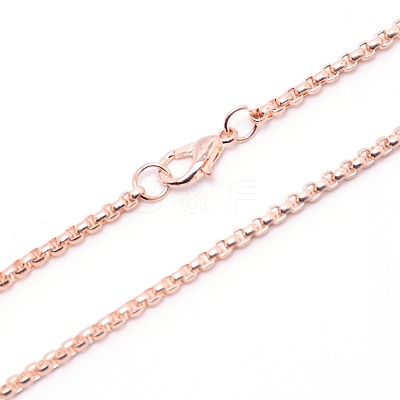 Iron Box Chain Necklace Making NJEW-WH0007-01A-1