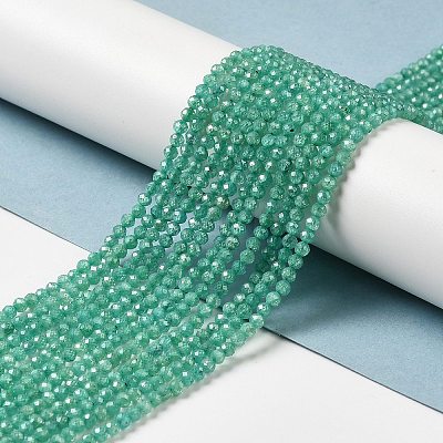 Cubic Zirconia Bead Strands ZIRC-C006-01B-03-1