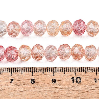 Transparent Glass Beads Strands GLAA-T023-8mm-A06-1