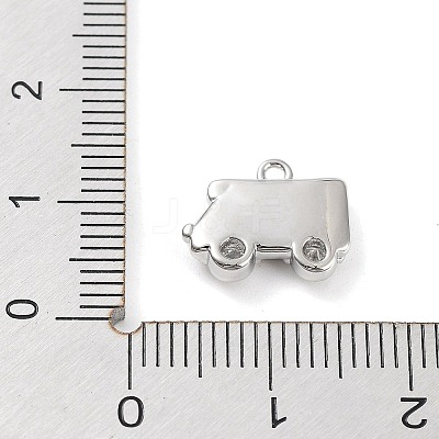 Brass Micro Pave Cubic Zirconia Pendants LS-KK-K276-05P-1