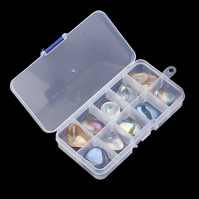 PVD Vacuum Plating Natural Quartz Crystal Beads G-T004-40-B-1