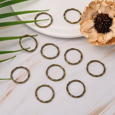 Tibetan Style Linking Rings PALLOY-A017-AB-FF-1
