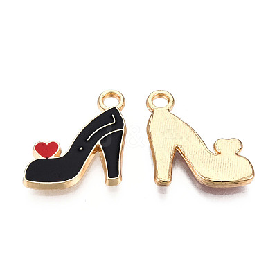 Alloy Stilettos Pendants X-ENAM-S119-035A-1