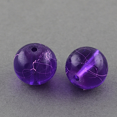 Drawbench Transparent Glass Beads Strands X-GLAD-Q012-4mm-16-1