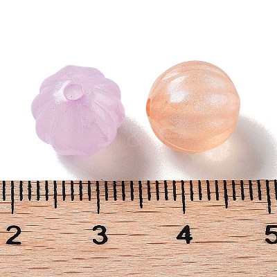 Luminous Acrylic Beads OACR-E010-17-1
