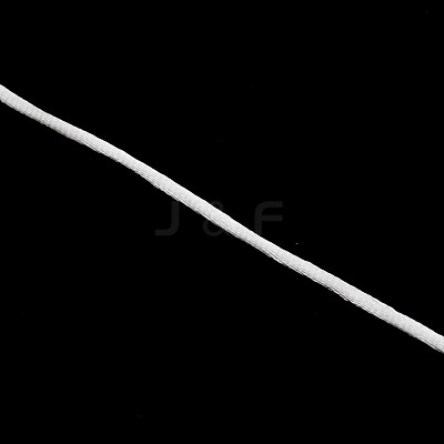 Polyester Satin Rattail Cord OCOR-WH0066-43J-1