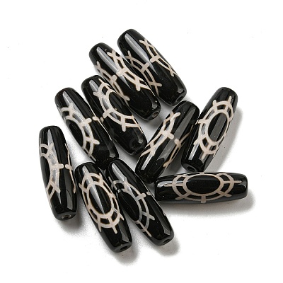 Tibetan Style dZi Beads Strands G-P526-B12-1