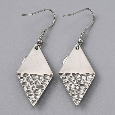 304 Stainless Steel Earring Hooks STAS-TAC0012-01P-1