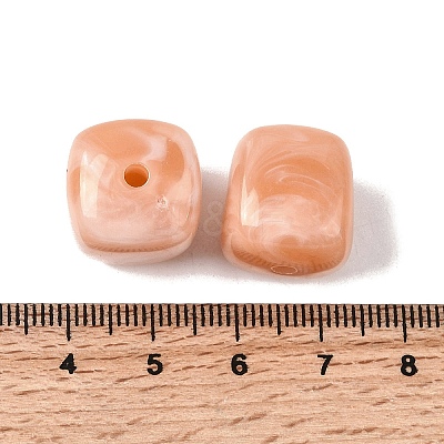 Opaque Acrylic Beads X-OACR-D320-01I-1