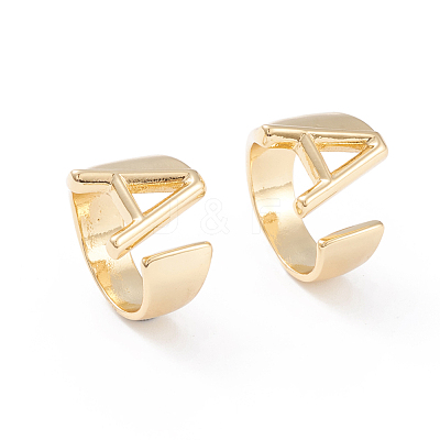 Brass Cuff Rings RJEW-L097-06A-1