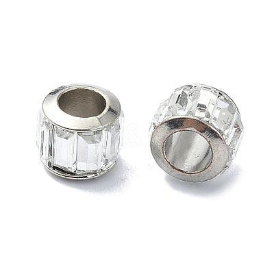 Glass European Beads GLAA-C032-01-1