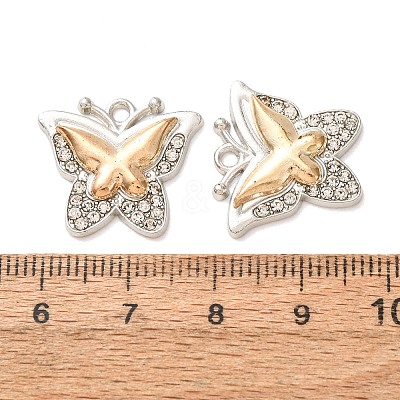 Alloy Rhinestone Pendants RB-CBAA987-06B-1