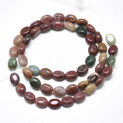 Natural Indian Agate Beads Strands G-S357-B03-1