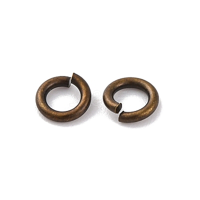 Brass Saw Cut Open Jump Rings KK-G514-01H-AB-1