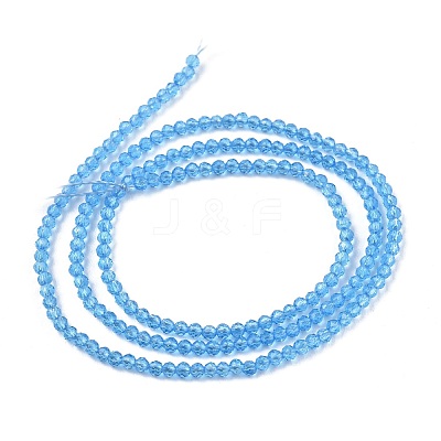Glass Beads Strands G-K185-16F-1