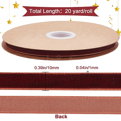 1 Roll Flocking Ribbon SRIB-GF0001-05A-1