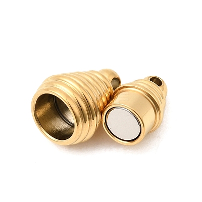 304 Stainless Steel Magnetic Clasps STAS-F350-04B-G-1
