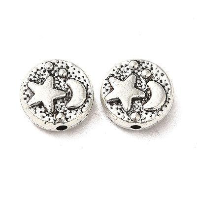 Tibetan Style Alloy Beads PALLOY-M217-18AS-1