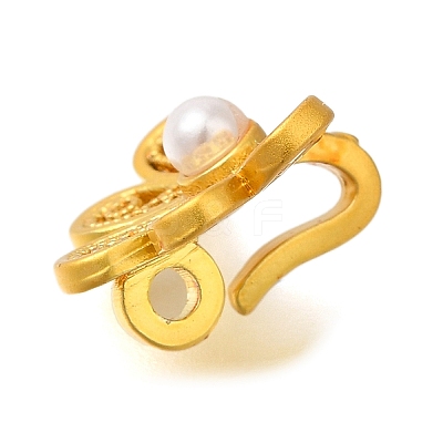 Brass Hoop Clasps KK-H506-05MG-1