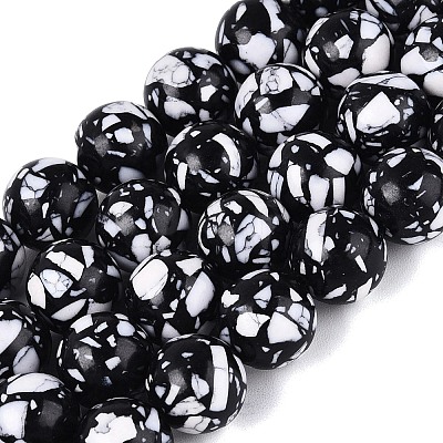 Synthetic Turquoise Beads Strands G-N364-09A-01-1