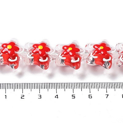 Transparent Glass Beads GLAA-H028-01C-1