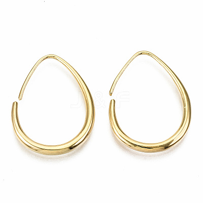 Brass Dangle Earrings KK-T056-110G-NF-1