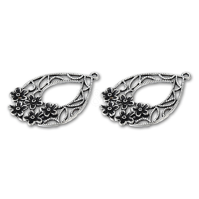 Tibetan Style Alloy Pendants TIBEP-N008-199-1