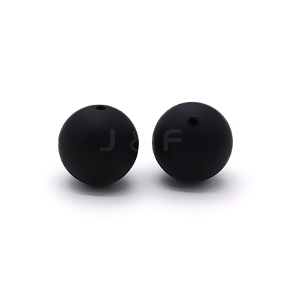 Silicone Beads Round Rubber Bead 15MM Loose Spacer Beads for DIY Supplies Jewelry Keychain Making FIND-SX0001-170-1