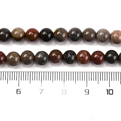 Natural Picture Jasper Beads Strands G-H037-A01-04-1