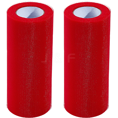 Deco Mesh Polyester Ribbons DIY-GF0013-21B-1